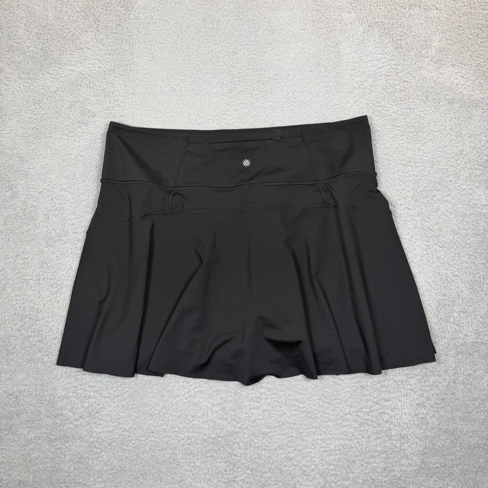 Athleta Ace‎ Tennis Skort Black Plus Size 2X Athletic Skirt with Shorts Workout - Picture 2 of 11